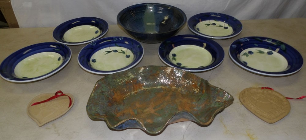 Lot of Pottery & Porcelain Items, (Some Signed) (1 of 4)