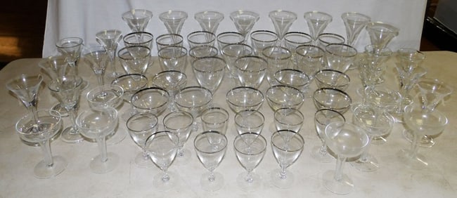 Lot of Stemware, (Some Signed Fostoria)