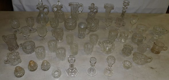 Lot of Vintage Glass Items
