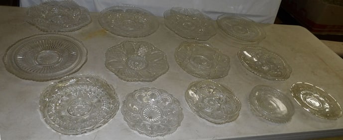 Lot of Press Glass Items