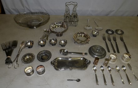 Lot of Silver Plated Items