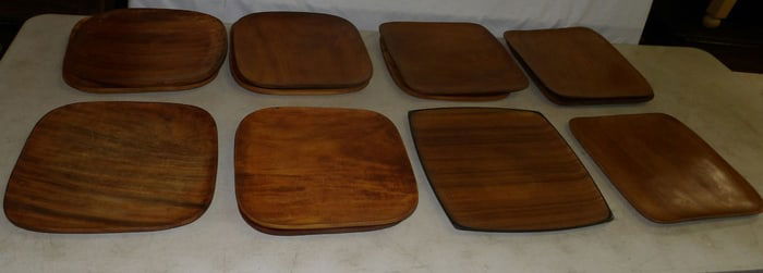 Lot of Wooden Trays