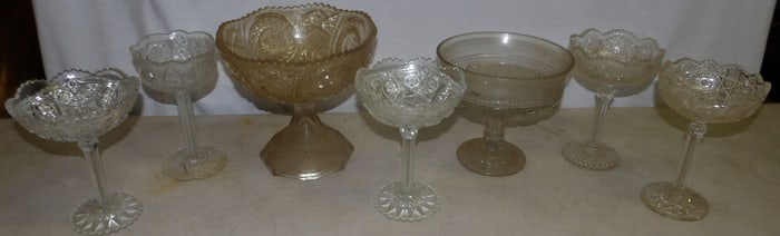 Lot of Press Glass Items