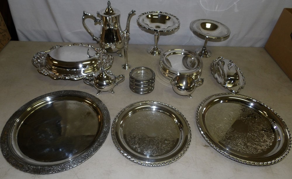 Lot of Polished Silver Plated Items  (1 of 5)