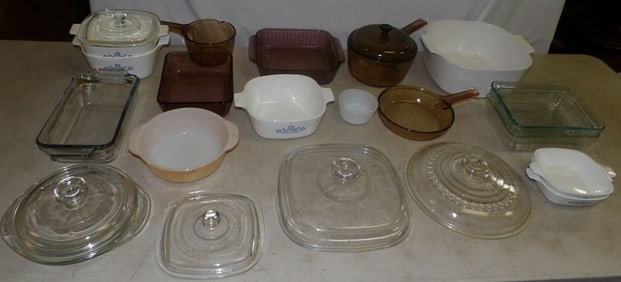 Lot of Corning Wear & Pyrex Items