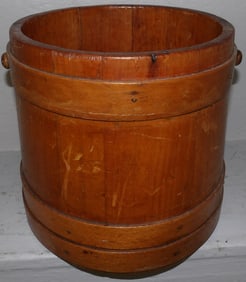 antique pine bucket