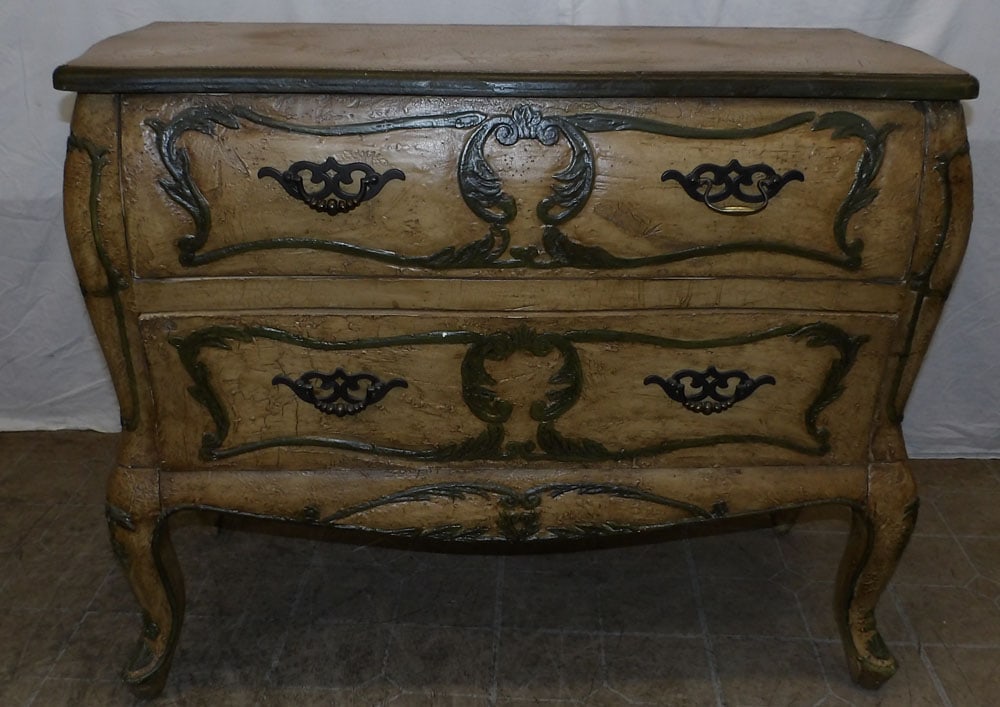 painted 2 drawer commode  (1 of 4)