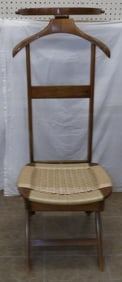 maple Mid Century Modern men's valet