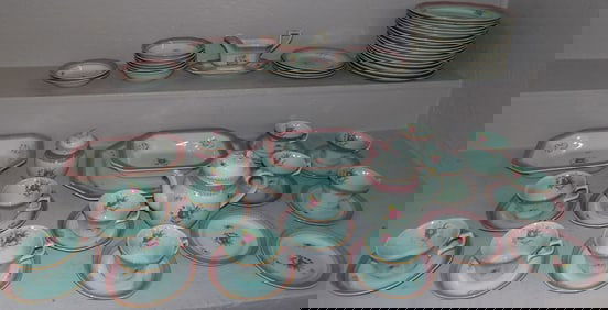 lot of Calyx Ware Adams Lowestoft English China