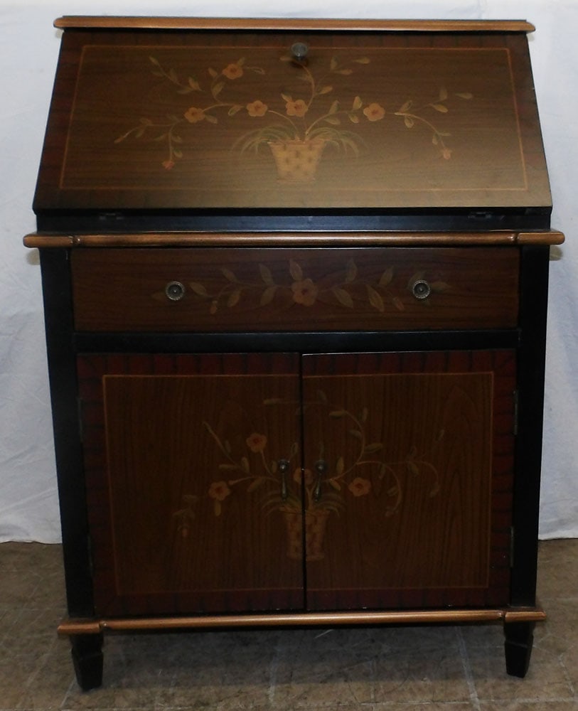 painted slant front desk  (1 of 9)