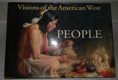 large book of "Visions of the American West"