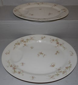 2 Theodore Haviland porcelain platters