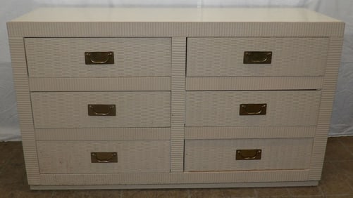 modern painted 6 drawer dresser by Lea