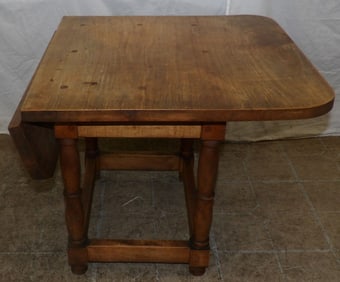 maple drop leaf tea table