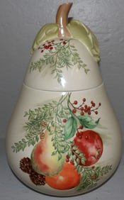 pear form Lenox porcelain jar