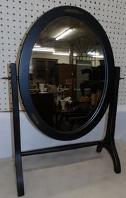 painted wood dressing mirror
