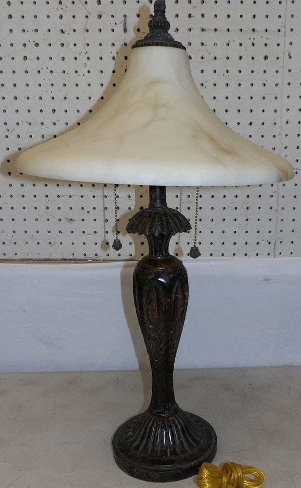 painted resin decorative lamps (1 of 3)