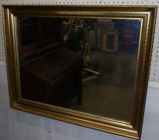 antique gilded frame mirror