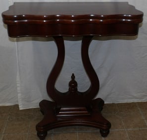 cherry fold over top game table