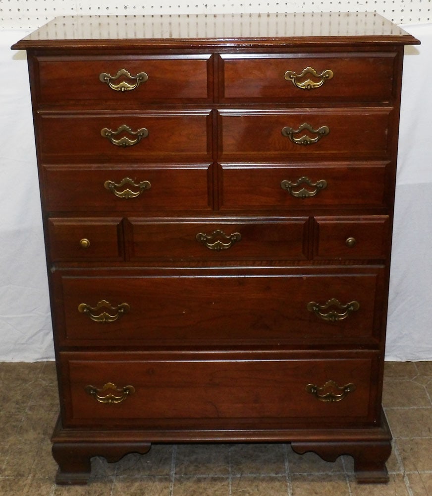 cherry 5 drawer chest by Thomasville  (1 of 6)