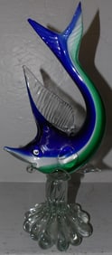 art glass dolphin
