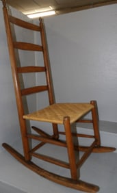 antique oak rocker