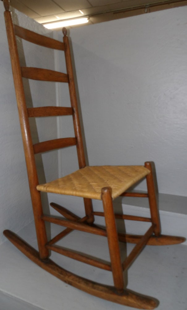 antique oak rocker  (1 of 2)