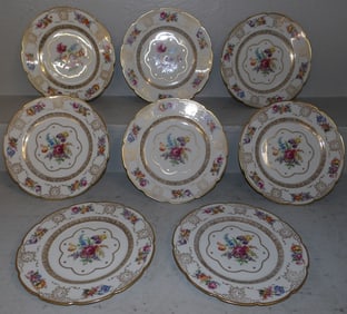 Set of Eight Bavarian Dinner Plates