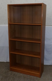 Mid Century Modern Teak Wood Veneer Book Shelf