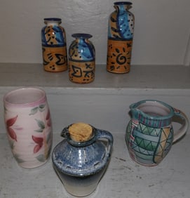 Lot of Signed Pottery Items