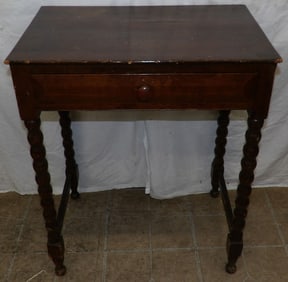 Antique Cherry One Drawer Stand