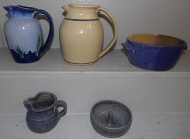 Lot of Signed NC Pottery Items