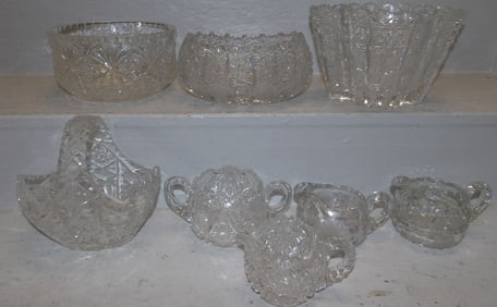 Lot of Cut Glass Items