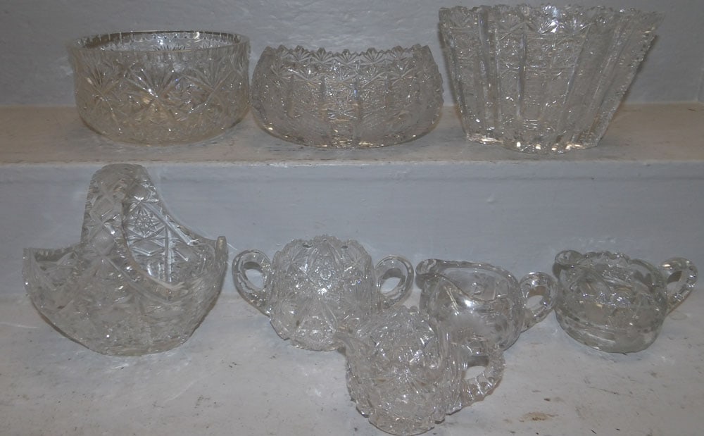 Lot of Cut Glass Items  (1 of 5)