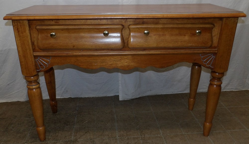 Mahogany & Pine Two Drawer Server  (1 of 6)