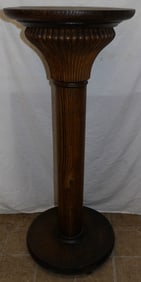 Antique Oak Pedestal