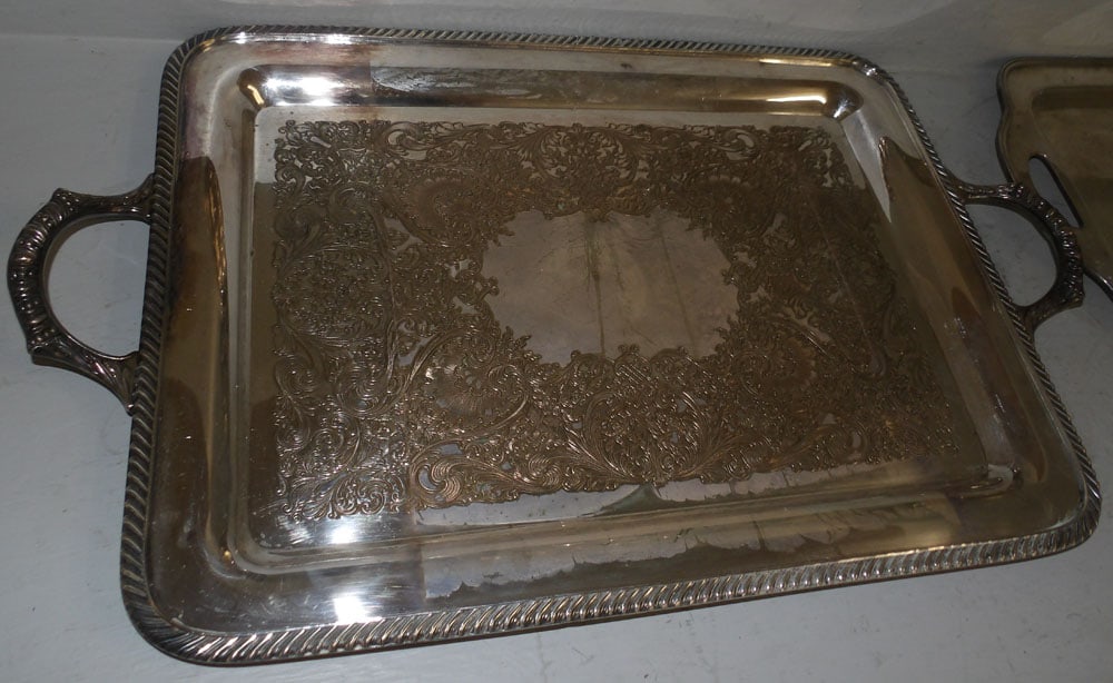 Silver Plated Warming Dish (1 of 4)