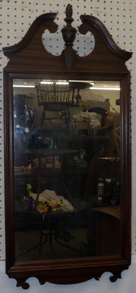 Mahogany Framed Mirror  (1 of 1)