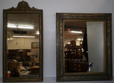 Two Painted Frame Mirrors