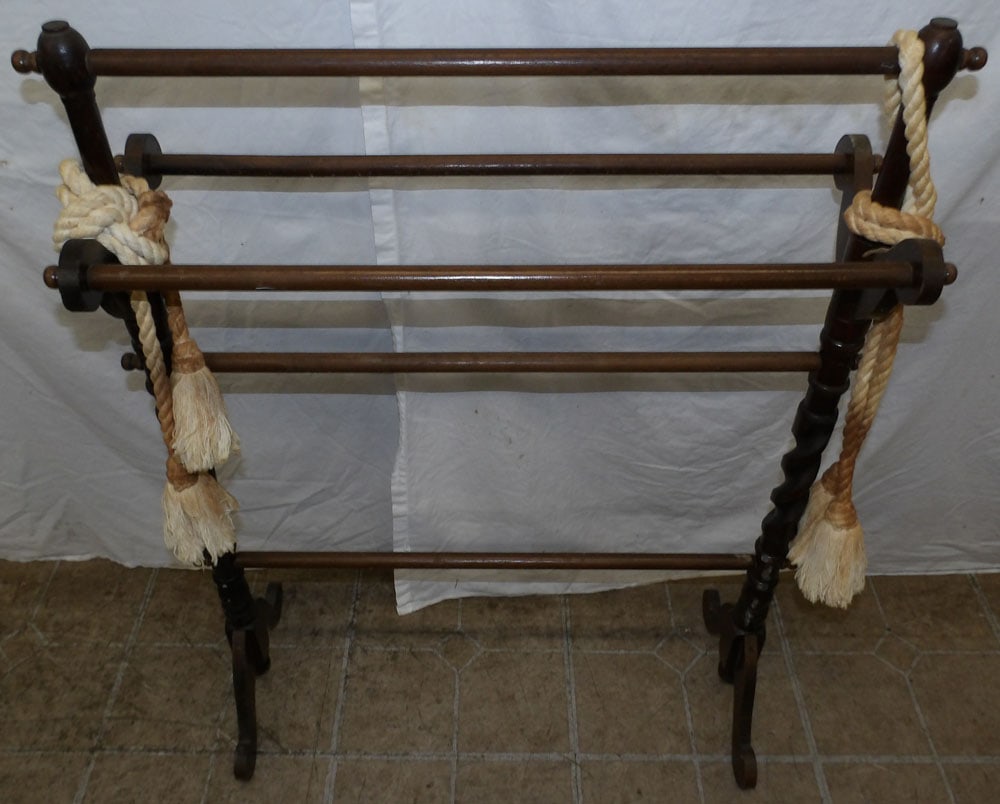 Mahogany Towel Rack  (1 of 5)