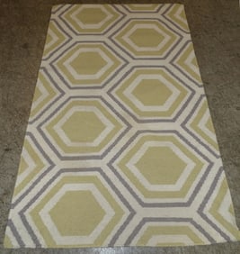 3' 1" x 4' 11" Hand Made Wool Rug
