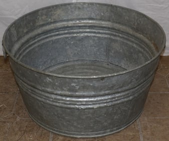 Vintage Galvanized Tub