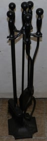 Painted Metal Fire Tools