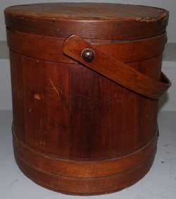 Antique Pine Sugar Bucket
