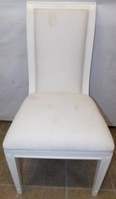 Painted Wood & Upholstered Side Chair