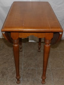 Maple Drop Leaf End Table