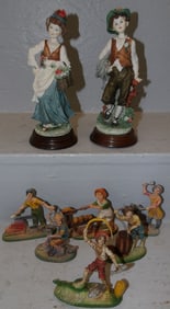 Lot of Capodimonte & Italian Figurines