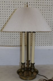 Gilded Metal Lamp