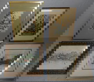 Four Framed Prints