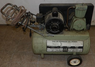 Vintage Sears 1/2 H.P. Air Compressor